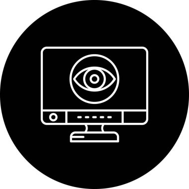 seo modern simgesinin vektör illüstrasyonu