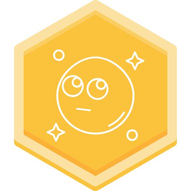 emoji simgesinin vektör illüstrasyonu