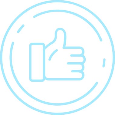 Gibi. Web simgesi basit illüstrasyon