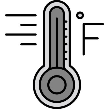 Ana hatlarıyla klima soğuk simgesi