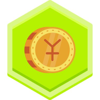 Para simgesinin vektör illüstrasyonu