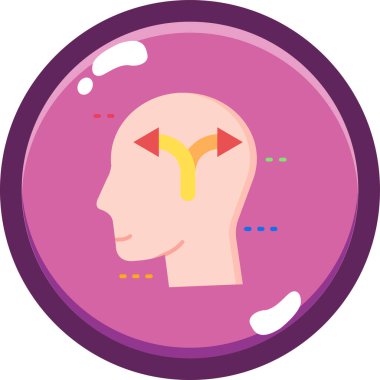 Beyin insan beyni simgesi - özet biçimi