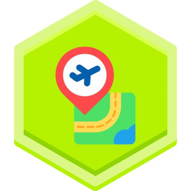 harita konumu simgesi düz biçimli