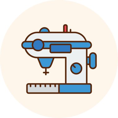 Dikiş makinesi. Web simgesi