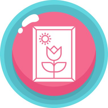 Ekoloji ikonu. vektör illüstrasyonu