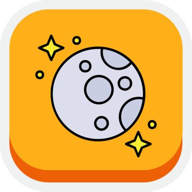 uzay gezegeni vektör çizimi tasarımı