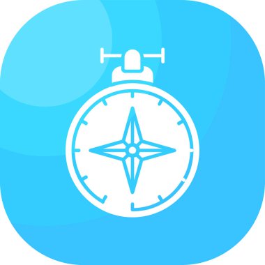 Web ve mobil uygulaması tasarımı, pusula logo kavramı için beyaz arka plan üzerinde izole pusula simgesini vektör