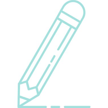 Modern b 'nin vektör çizimi bıçak simgesinden yoksun