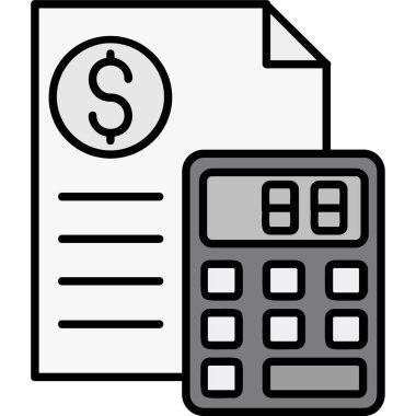 Dolar işareti simgesine sahip hesap makinesi, özet biçimi