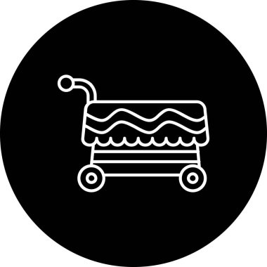 Modern simgenin vektör illüstrasyonu