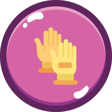 Su damlası vektör simgesi ile el