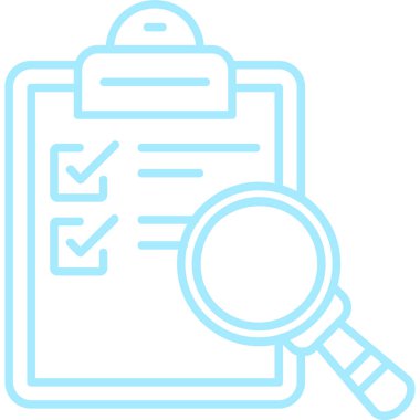 Arama simgesi vektör illüstrasyonu