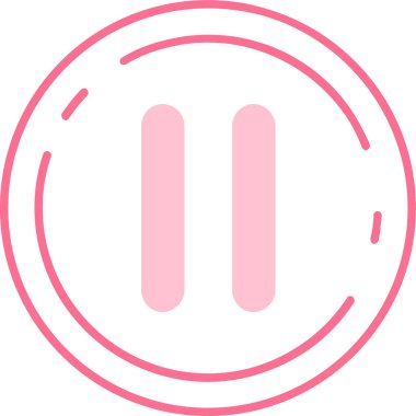 Müzik simgesi vektör illüstrasyonu