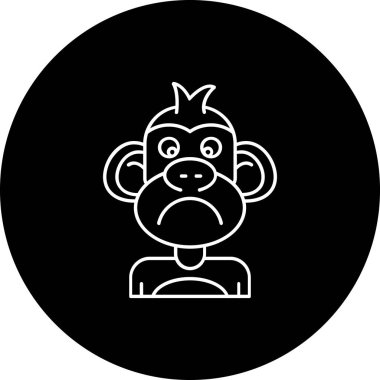 vektör maymun resimleme