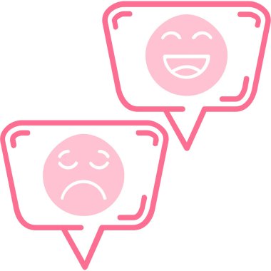 Geri bildirim. Web simgesi vektör illüstrasyonu