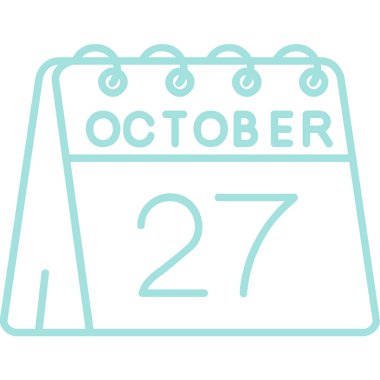 7 Ekim takvim günlük takvim simgesi. Tarih, saat, gün. Bir ay. Ekim ayındayız. tatil sezonu