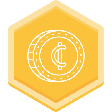 Bozuk para. Web simgesi basit illüstrasyon