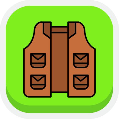 Çanta. Web simgesi basit illüstrasyon