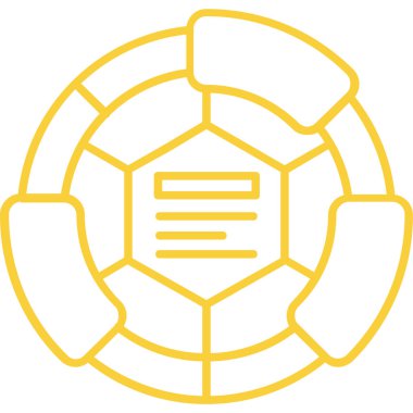 Futbol topu. Basit tasarım