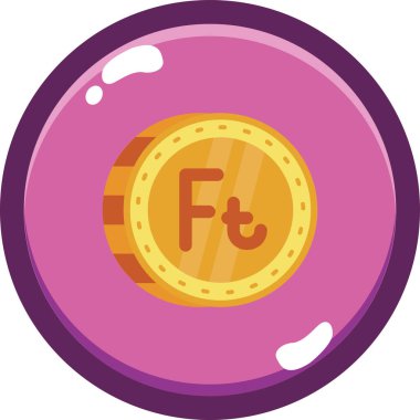 Para için. Web simgesi basit illüstrasyon