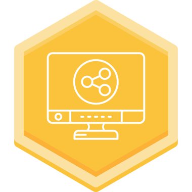 bilgisayar simgesi vektör illüstrasyonu