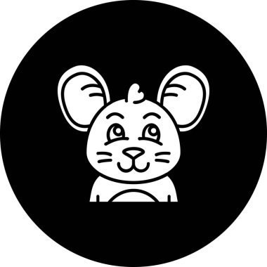 Şirin bir fare simgesinin gösterimi