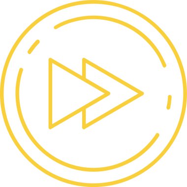 Video oynatıcı ikon vektör illüstrasyonu