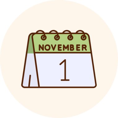 Takvim simgesi vektör illüstrasyonu