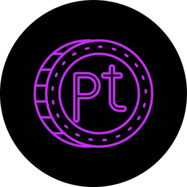 eşsiz para birimi simgesi çizgi simgesi