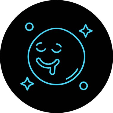 vektör ay simgesi illüstrasyonu