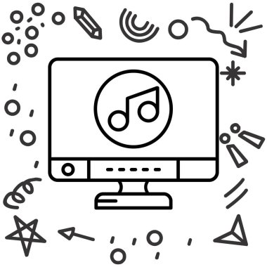 Web tasarım simgesi, vektör illüstrasyonu