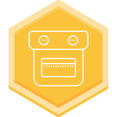 Yapay zeka vektör simgesi