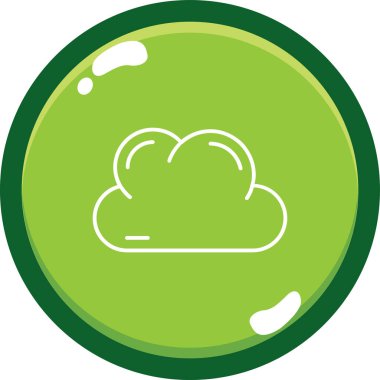 Bulut hesaplama. vektör illüstrasyonu