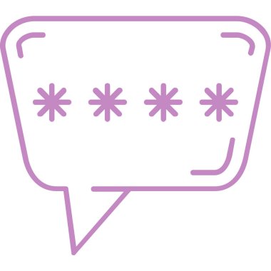 Konuşma baloncukları ikon vektör illüstrasyon tasarımı