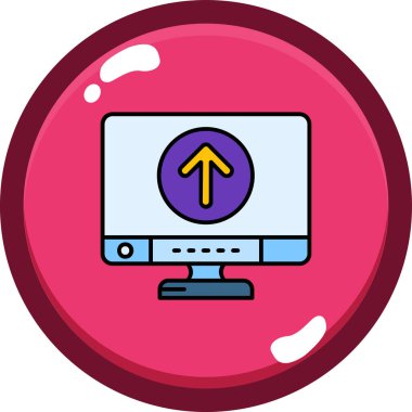 bilgisayar ekran web simgesi