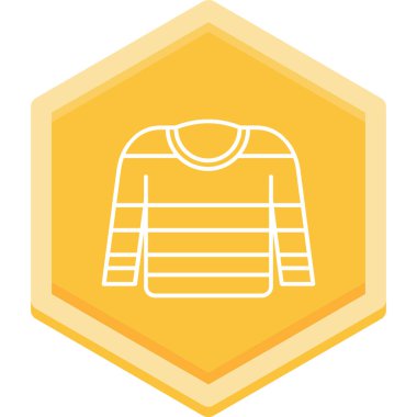 Kıyafetler. Web simgesi basit illüstrasyon