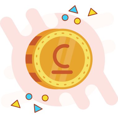 Üzerinde kripto para sembolü olan para..