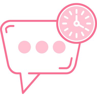 Konuş. Web simgesi basit tasarım