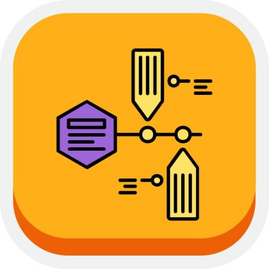vector illustration of modern b lack icon of dna