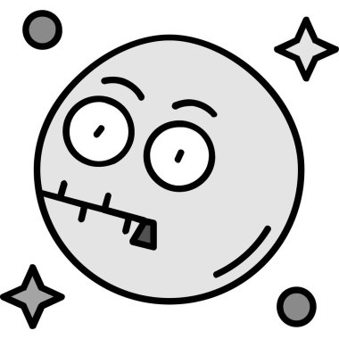 El yazısıyla çizilmiş siyah beyaz çizgi film ayı