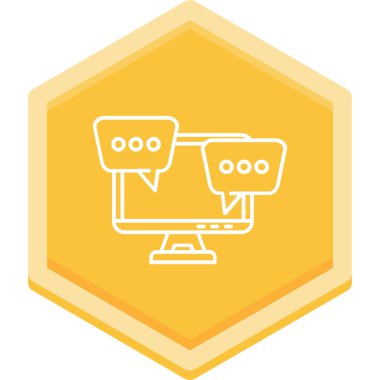 bilgisayar simgesi vektör illüstrasyonu