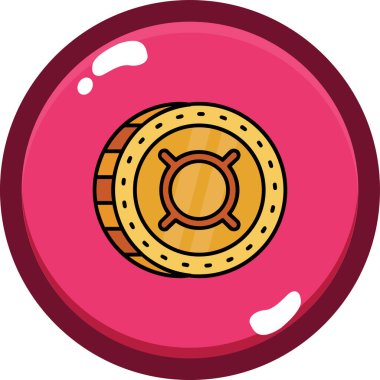 Fıçı ikonu, çizgi film tarzı.