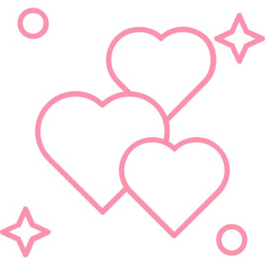 aşk kalp ikonu tasarımı