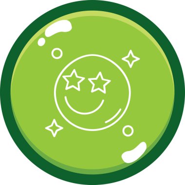 Mutlu simge simgesi. vektör illüstrasyonu