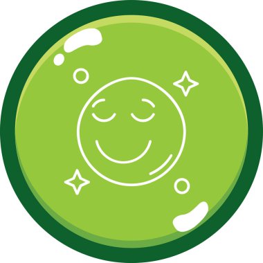 gülen yüz simgesi vektör illüstrasyonu