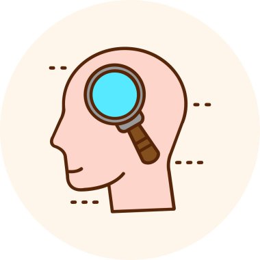 Arama simgesi vektör illüstrasyonu