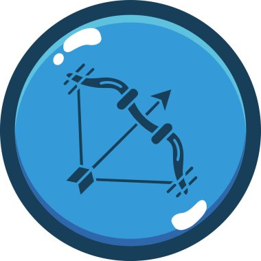 Modern bir simgenin vektör illüstrasyonu