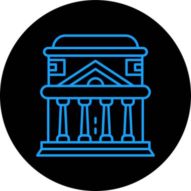 bina simgesi, vektör illüstrasyonu