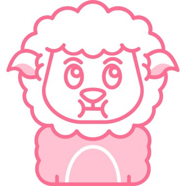 Şirin koyun yüzü simgesi