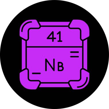 atomik yapı simgesi, basit biçim